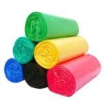 Rolls of Colorful Plastic Bags