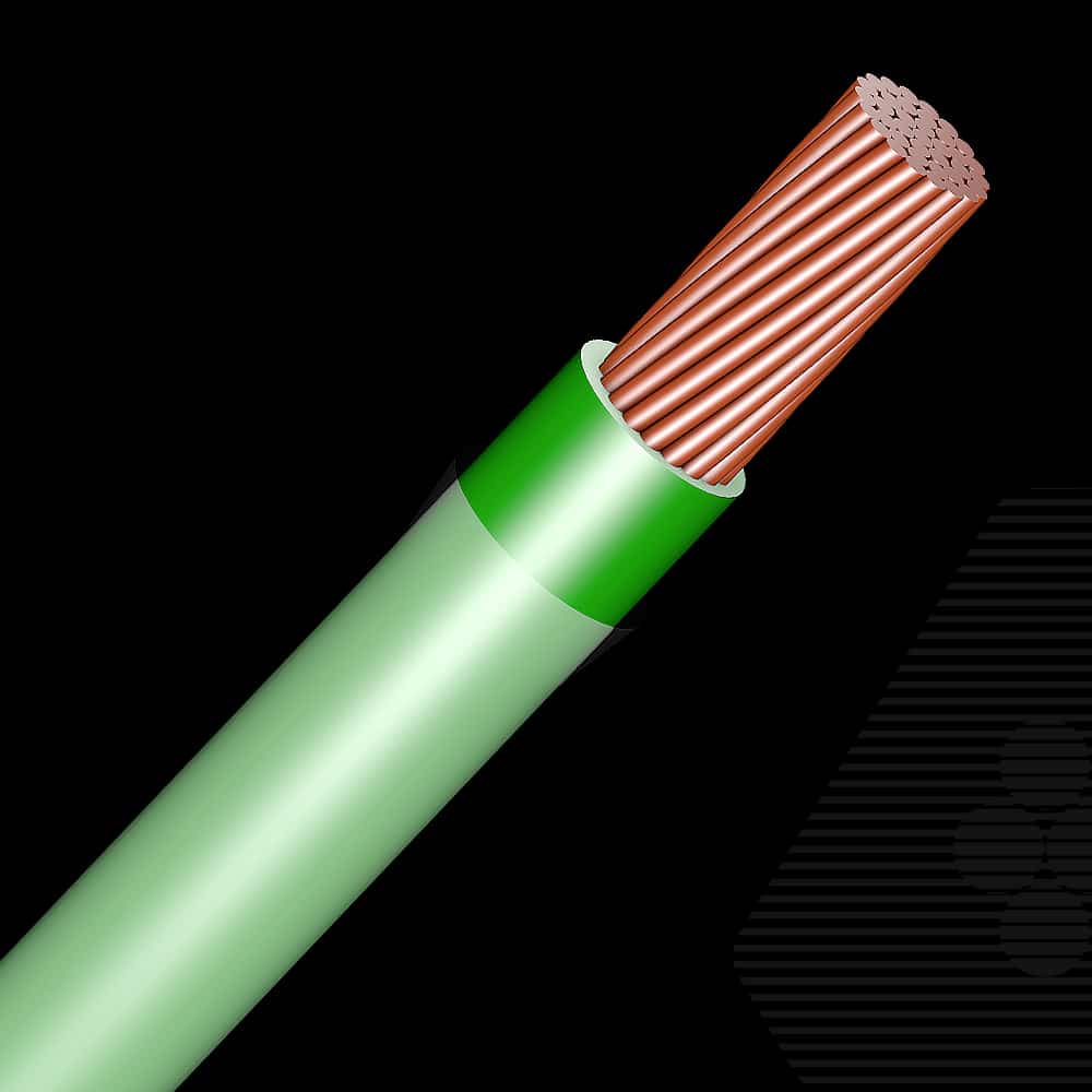 600V Copper Wire, PVC Insulated and Nylon jacketed, Single core Wire (THHN/THWN and TFFN)