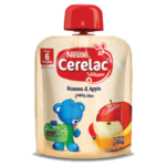 Nestlé®CERELAC Fruits Puree Pouch Banana Apple 90g