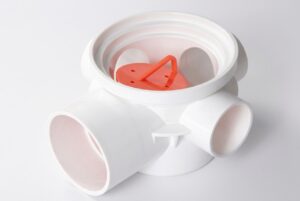 بيبه بالحاجز 48/75 مفتوحة المخارج – Floor Drain with odor Trap 48/75mm opened