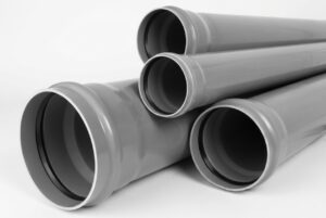 ماسورة 6 متر رمادي – ربر (كلاس 4) 160ملم*7.7ملم – UPVC DN CLASS4 Gray-160×7.7mm (6 mtr) Non-Pressure Pipe RJ