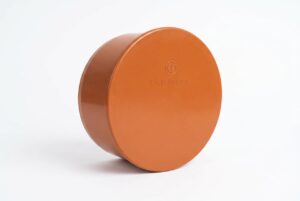 سدّة نهاية خط 110 ملم برتقالي ربر – Cap Golden Brown 110MM