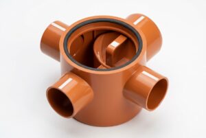 بيبه UPVC بالبرقع بيضاوي 50 /75 مم بالغراء – Floor Drain 50/75 mm Orange