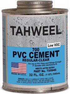 غراء بارد  125 ملم – UPVC Cement 700 Clear/Regular 125 mL