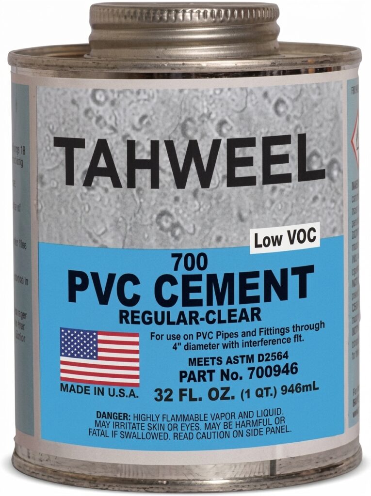 غراء بارد 500 ملم – UPVC Cement 700 Clear/Regular 500 mL