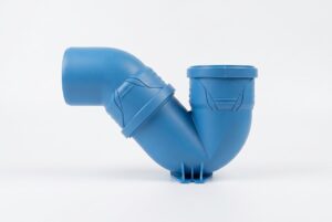 كوع ريحة 110 ملم صامت قطعتين – P-Trap 110 mm