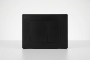 غطاء خزان دفن أسود مربع – Flush Plate Black Square