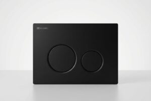 غطاء خزان دفن أسود دائري – Flush Plate Black Circular