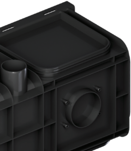 مخرج جانبى 75مم للمجرى المائى10سم*1متر – Side Outlet 75mm-Water Cahnnel 10cm