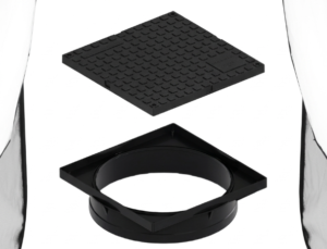 غطاء بالفريم لغرفة تفتيش 50*50 – cover with frame for inspection chamber 50*50