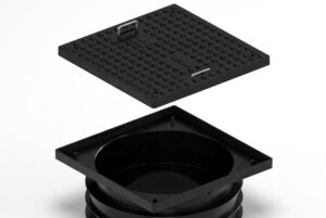 غطاء بالفريم لغرفة تفتيش 60*60 – cover with frame for inspection chamber 60*60