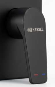 يد خلاط دفن مربع اسود – Concealed Mixer Square Handle – 35mm – Black – KESSEL