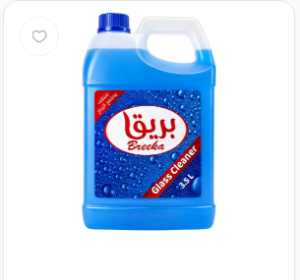 ملمع ومنظف زجاج بريقا 3.5 لتر